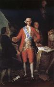 Francisco Goya, Portrait of the Count of Floridablance and Goya